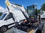 Bobcat E27Z + Remorque + 3 Godets + Marteau BRH Hydraulique Mini pelle 2,7T – Image 2