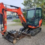 KUBOTA KX030-4 + 3 GODETS 2020 – Mini Pelle 2,865T